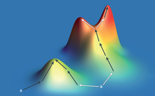 fitness-landscape-gradient-descent